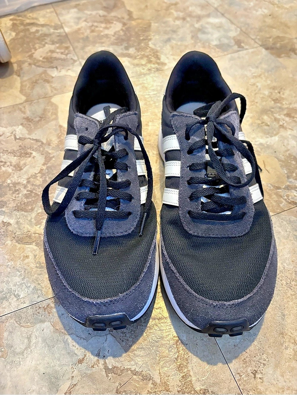 adidas Women's Black & White Sneakers US 8